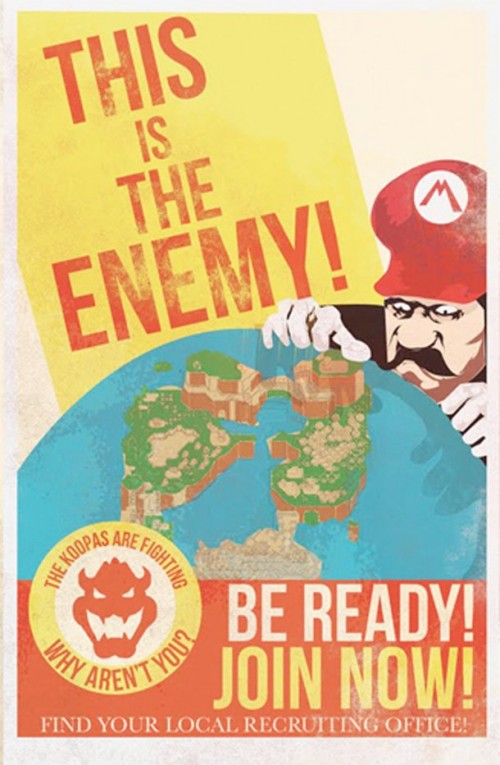 Propaganda postery zo Super Maria