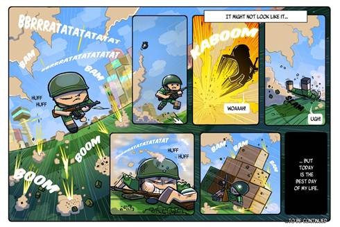 Brick-Force komix