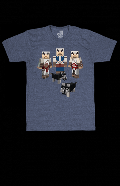 Assassin’s Creed Minecraft kolekcia tričiek na UbiWorkshope