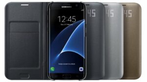 Príslušenstvu Samsung Galaxy S7 edge a S7 vládne čierna, zlatá a strieborná