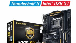 Prvá základná doska X99 s certifikáciou Thunderbolt 3 od Gigabyte