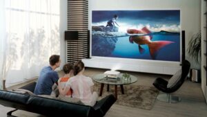 Bezdrôtový projektor BenQ W2000w s filmovým obrazom Rec. 709