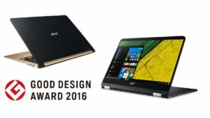 Notebooky Acer získali ocenenie Good Design Awards