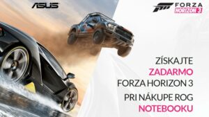 Forza Horizon 3 zadarmo pri kúpe herného notebooku ASUS ROG