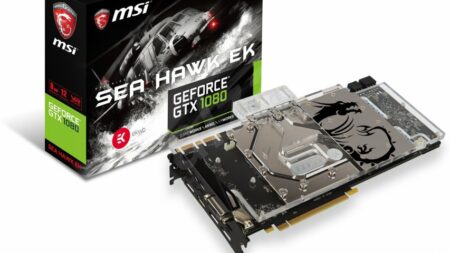 Nová grafická karta MSI GeForce GTX 1080 Ti Sea Hawk EK X bude chladená iba vodou