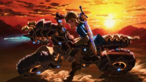 Link dofrčal na svojej novej motorke aj do Mario Kart 8