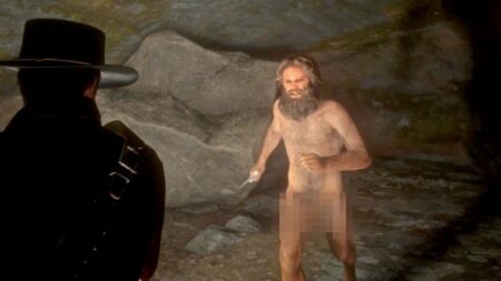 V Red Dead Redemption 2 môžete stretnúť nahého muža, ktoré vychovali vlci