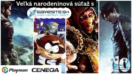 Veľká narodeninová súťaž s Gamesite.sk. Stali ste sa výhercami práve vy?