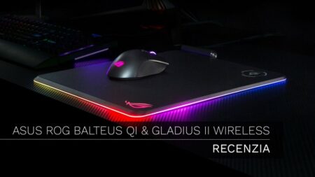 RECENZIA: ASUS ROG Balteus Qi a ROG Gladius II Wireless sú nerozlučná dvojica hernej myši a podložky