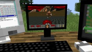 Legendárny DOOM si po novom môžete zahrať aj v Minecrafte