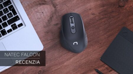 RECENZIA: Natec Falcon – Ergonomická bezdrôtová myš, ktorá sa vám zapáči