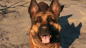Pes, ktorého poznáme ako Dogmeat z Fallout 4 skonal
