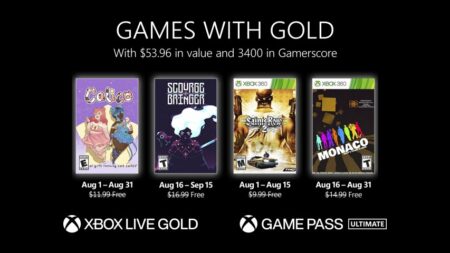 Microsoft ukázal zoznam hier zdarma pre Gold predplatiteľov na august