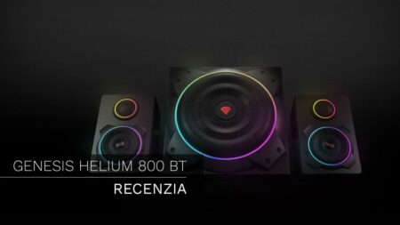 RECENZIA: Genesis Helium 800 BT – Silné, podsvietené reproduktory k počítaču