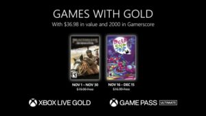 Microsoft predstavil tradične slabú nádielku hier Games With Gold na november