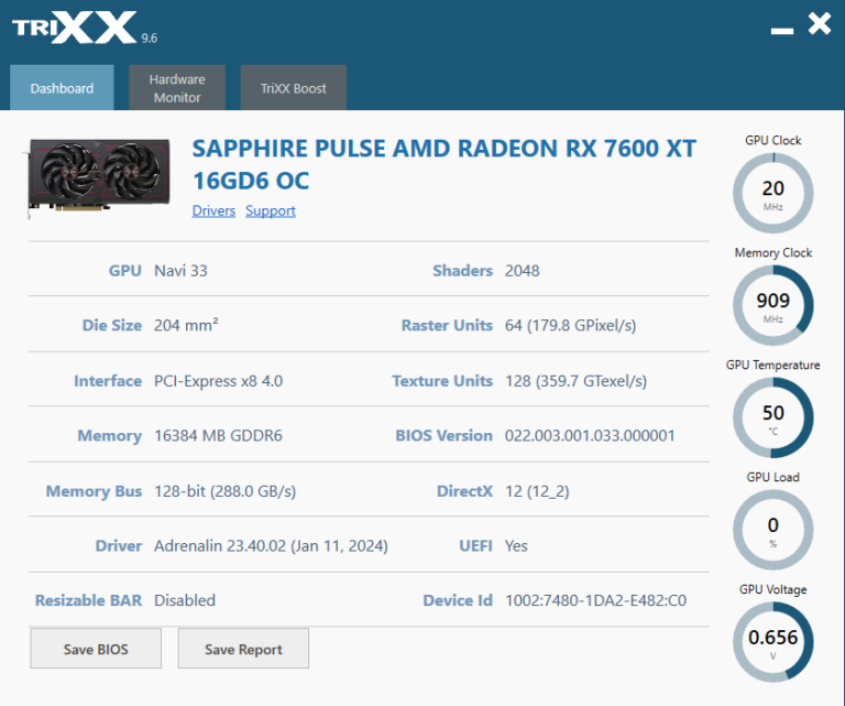 RECENZIA: Sapphire Pulse AMD Radeon RX 7600 XT Gaming OC 16GB