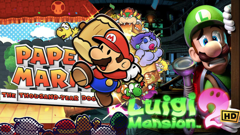 Paper Mario The Thousand-Year Door a Luigi's Mansion 2 HD