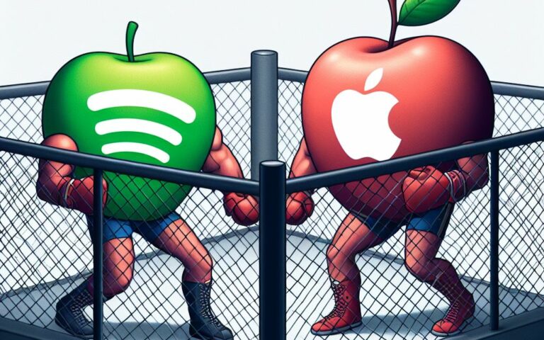 Spotify a Apple majú opäť spor.