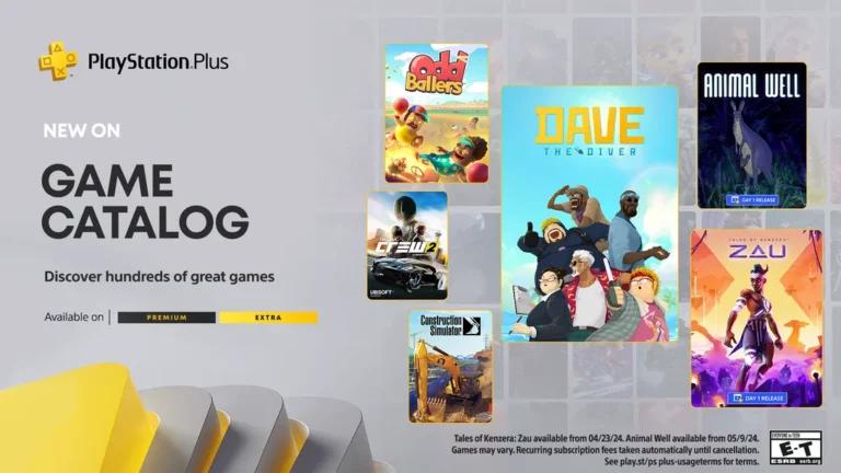 PlayStation Plus Apríl 2024