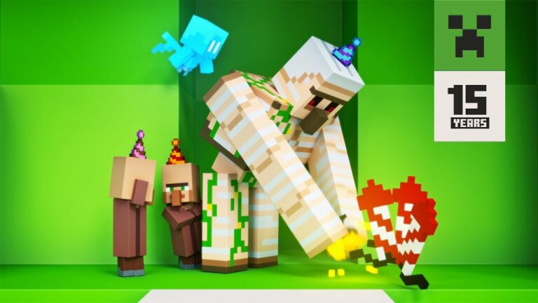 Minecraft 15 rokov