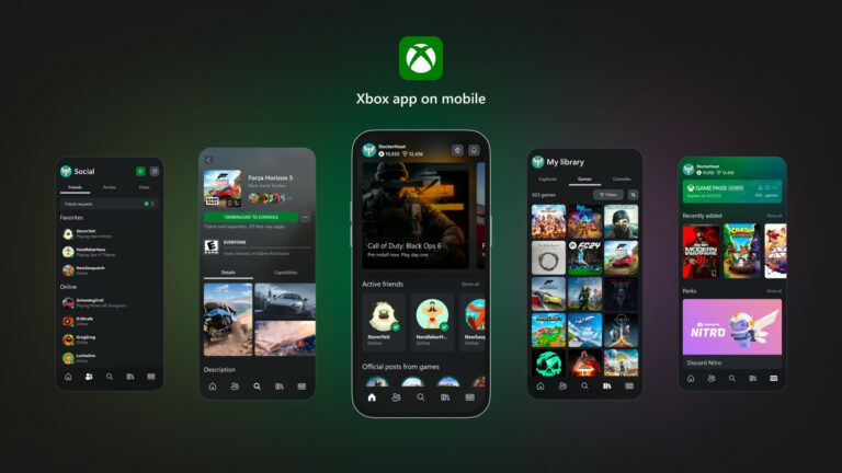 Xbox aplikácia mobily