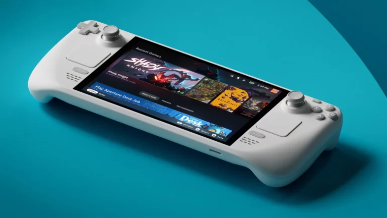 Steam Deck OLED biely