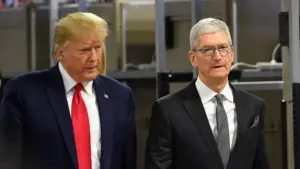 Trump Tim Cook