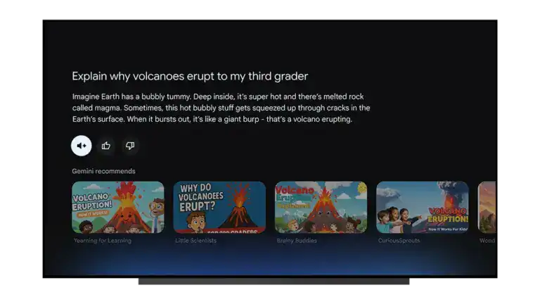 Google Gemini TV