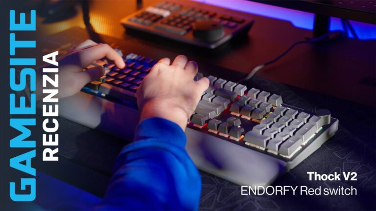 RECENZIA: Endorfy Thock V2 – viac priestoru, rovnaký charakter Endorfy Thock V2