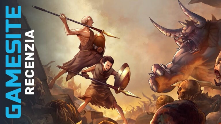 Vojaci bojujú proti obroviam v epickej fantasy bitke, s dramatickým zápasom a detailnými postavami, ideálne pre fanúšikov hier a herného sveta na Gamesite.sk.