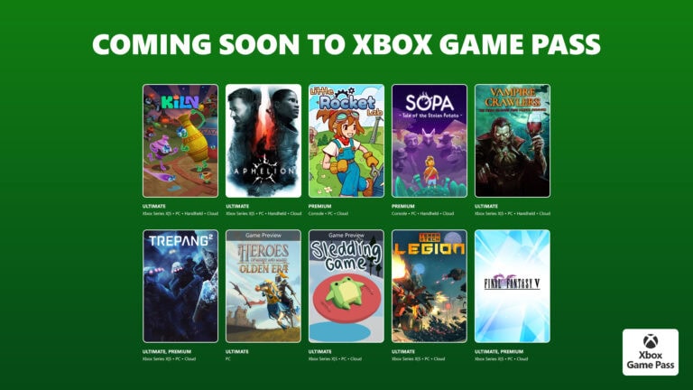 Xbox Game Pass apríl 2026