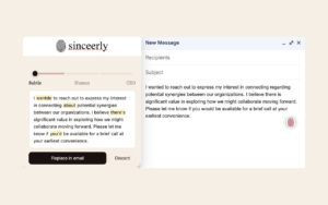 Sú vaše AI e-maily až príliš dokonalé? Tento plugin vám ich schválne pokazí AI e-mail Sinceerly