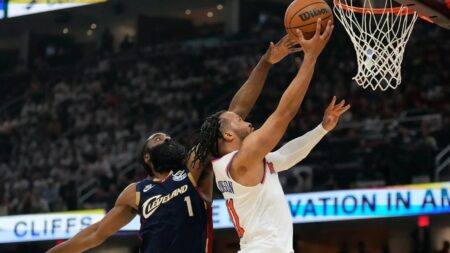 Zápas NBA New York Knicks Cleveland Cavaliers