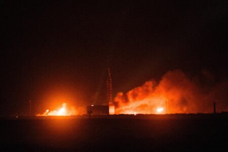 Štart rakety New Glenn spoločnosti Blue Origin